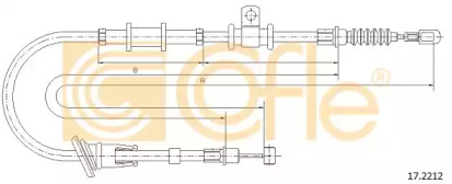 Трос COFLE 17.2212