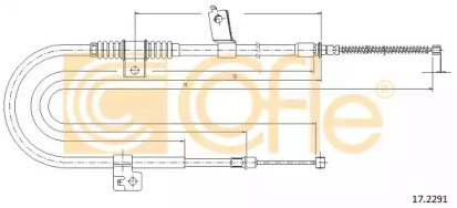 Трос COFLE 17.2291