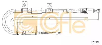 Трос COFLE 17.2551