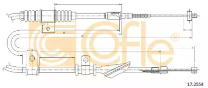 Трос COFLE 17.2554