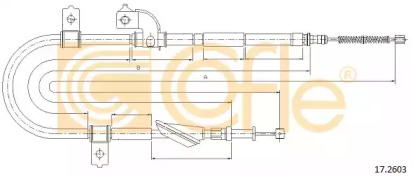 Трос COFLE 17.2603