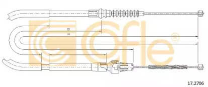 Трос COFLE 17.2706