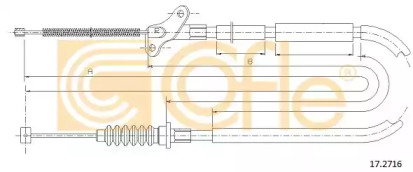 Трос COFLE 17.2716