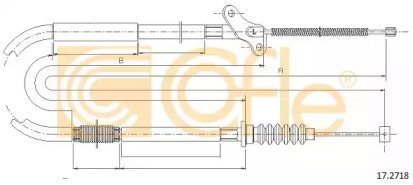 Трос COFLE 17.2718