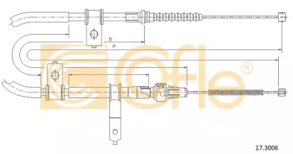 Трос COFLE 17.3006