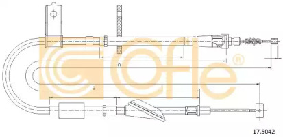 Трос COFLE 17.5042