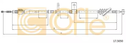 Трос COFLE 17.5050