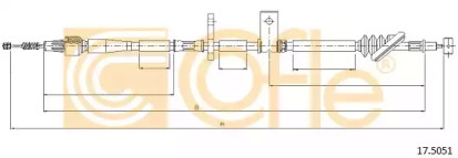 Трос COFLE 17.5051
