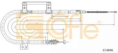 Трос COFLE 17.6046