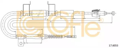 Трос COFLE 17.6053