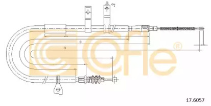 Трос COFLE 17.6057