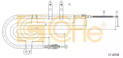 Трос COFLE 17.6058