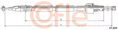 Трос COFLE 17.610