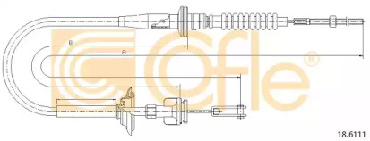 Трос COFLE 18.6111