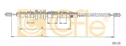 Трос COFLE 251.23