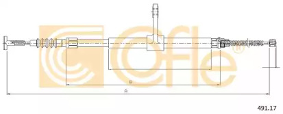 Трос COFLE 491.17