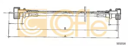 Вал COFLE S01016