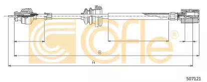 Вал COFLE S07121