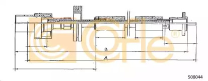 Вал COFLE S08044