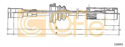 Вал COFLE S20001