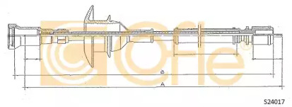 Вал COFLE S24017