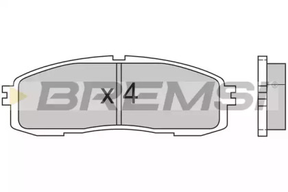 Комплект тормозных колодок BREMSI BP2362