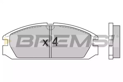 Комплект тормозных колодок BREMSI BP2503