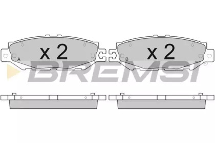 Комплект тормозных колодок BREMSI BP2753