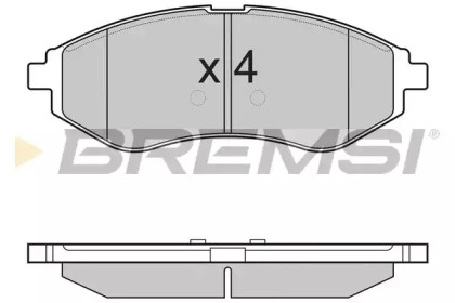 Комплект тормозных колодок BREMSI BP3111