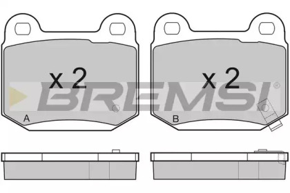 Комплект тормозных колодок BREMSI BP3159