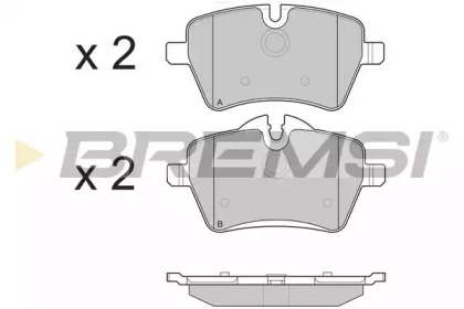 Комплект тормозных колодок BREMSI BP3247