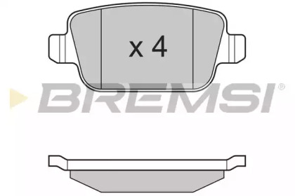 Комплект тормозных колодок BREMSI BP3300