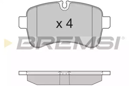 Комплект тормозных колодок BREMSI BP3315