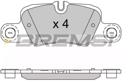 Комплект тормозных колодок BREMSI BP3519