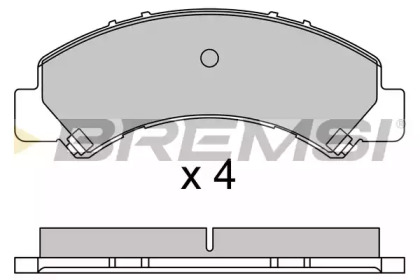 Комплект тормозных колодок BREMSI BP3650