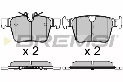 Комплект тормозных колодок BREMSI BP3664