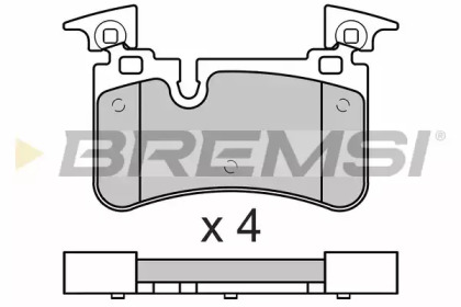 Комплект тормозных колодок BREMSI BP3676