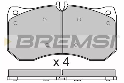 Комплект тормозных колодок BREMSI BP3677