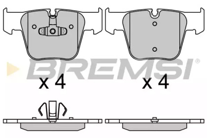 Комплект тормозных колодок BREMSI BP3715