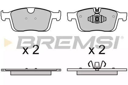 Комплект тормозных колодок BREMSI BP3731