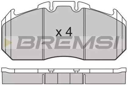 Комплект тормозных колодок BREMSI BP7310