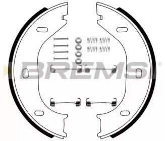 Комлект тормозных накладок BREMSI GF0001-1