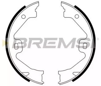 Комлект тормозных накладок BREMSI GF0269