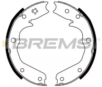 Комлект тормозных накладок BREMSI GF0356