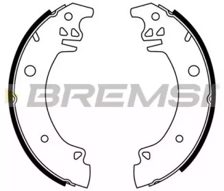 Комлект тормозных накладок BREMSI GF0376