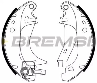 Комлект тормозных накладок BREMSI GF0382-3