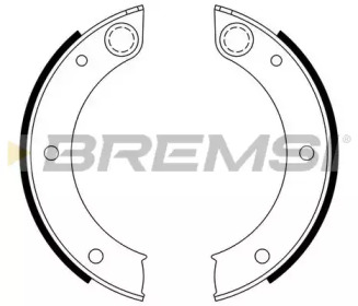 Комлект тормозных накладок BREMSI GF0396