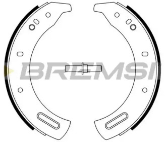 Комлект тормозных накладок BREMSI GF0432