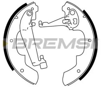 Комлект тормозных накладок BREMSI GF0445