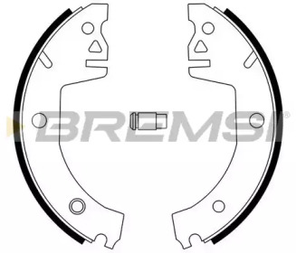 Комлект тормозных накладок BREMSI GF0472